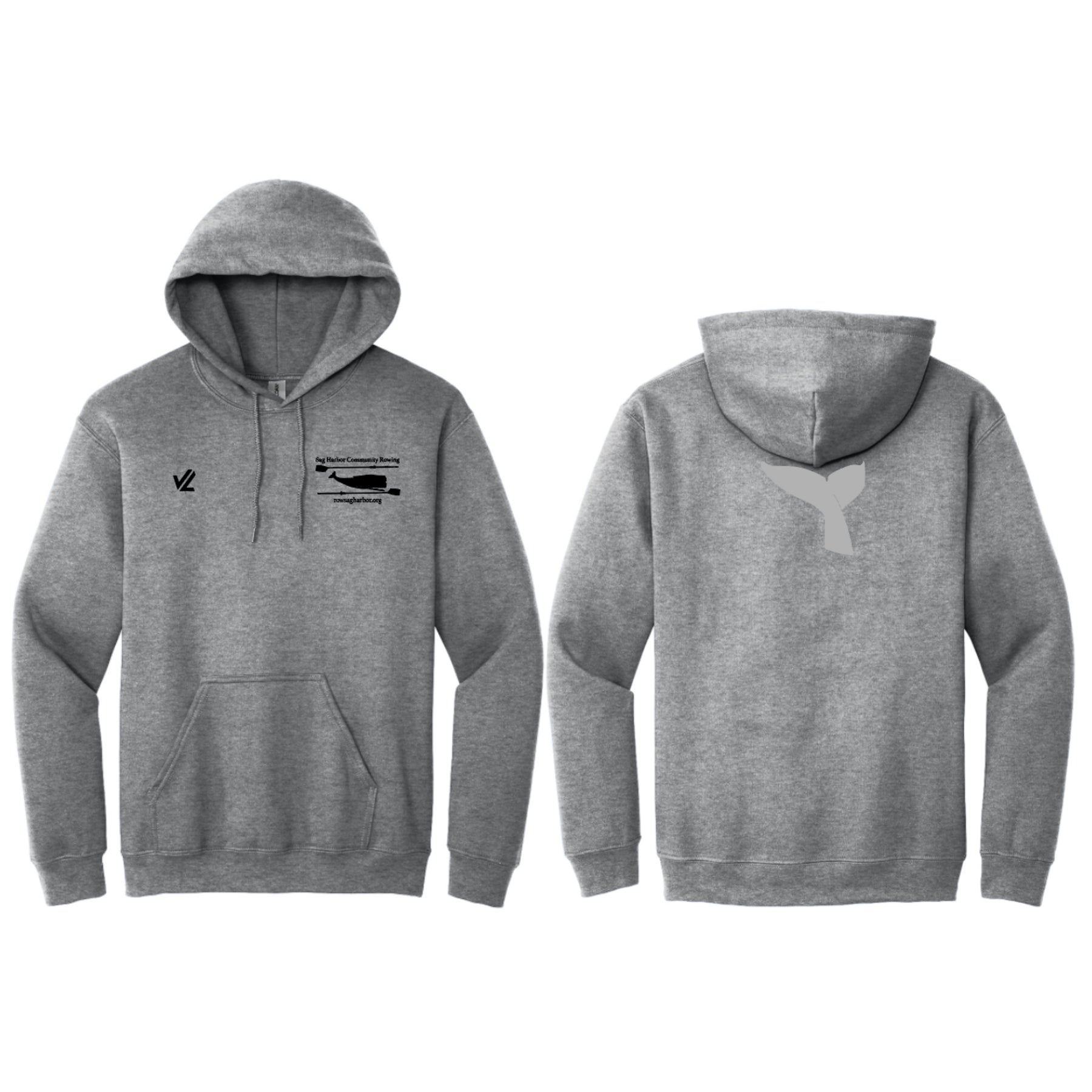 Sag Harbor Rowing Grey Heavy Blend Hooded Sweatshirt - Sag Harbor Community Rowing 2026 ...