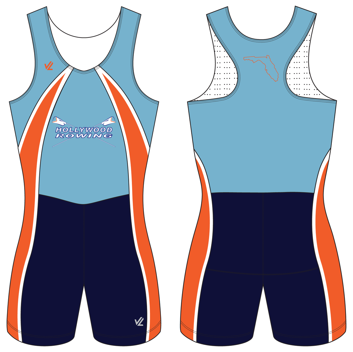 Women's Turbo Unisuit - HOLLYWOOD ROWING CLUB – JL Rowing