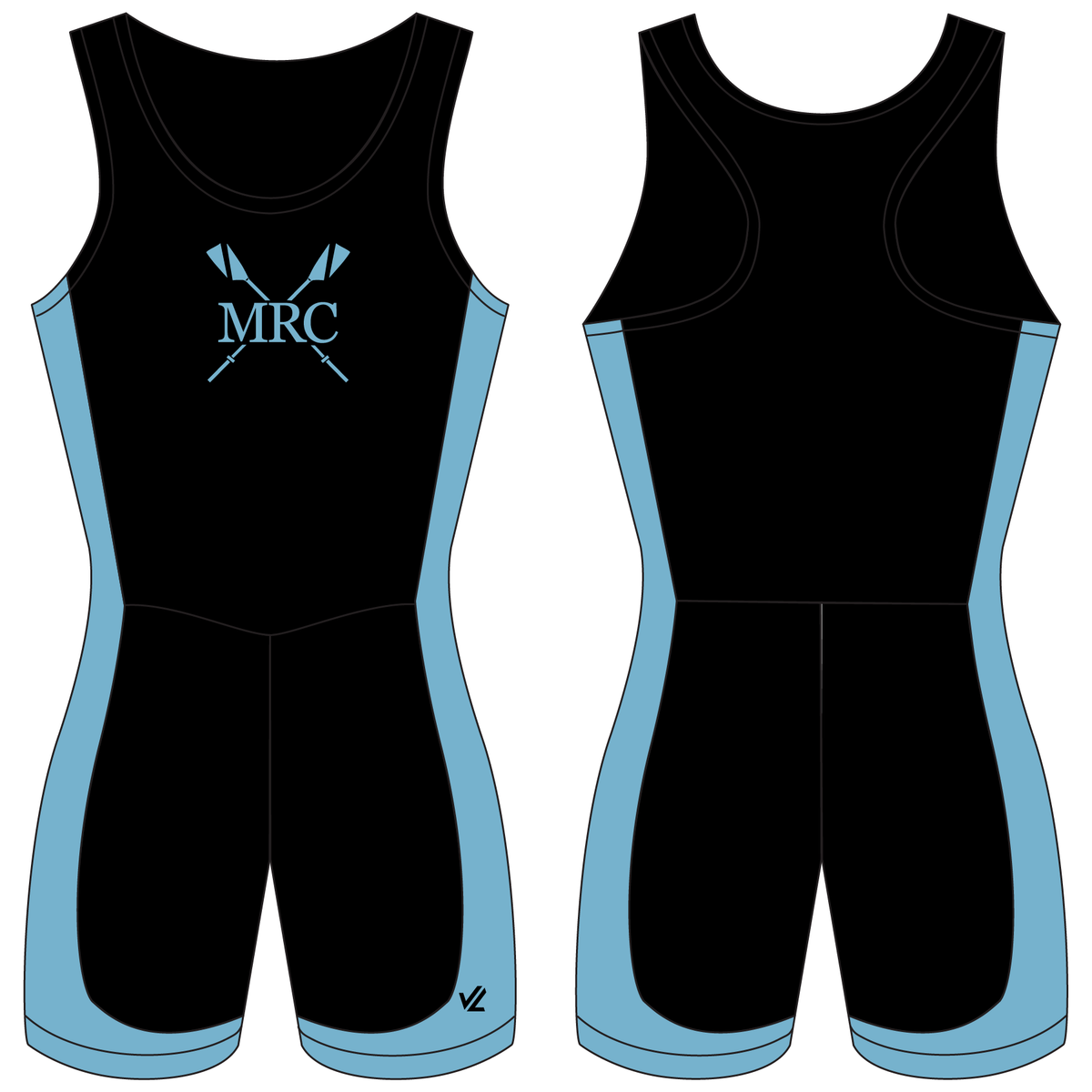 *TRAINING* Women's Simple Angle Unisuit - MARITIME ROWING CLUB – JL Rowing